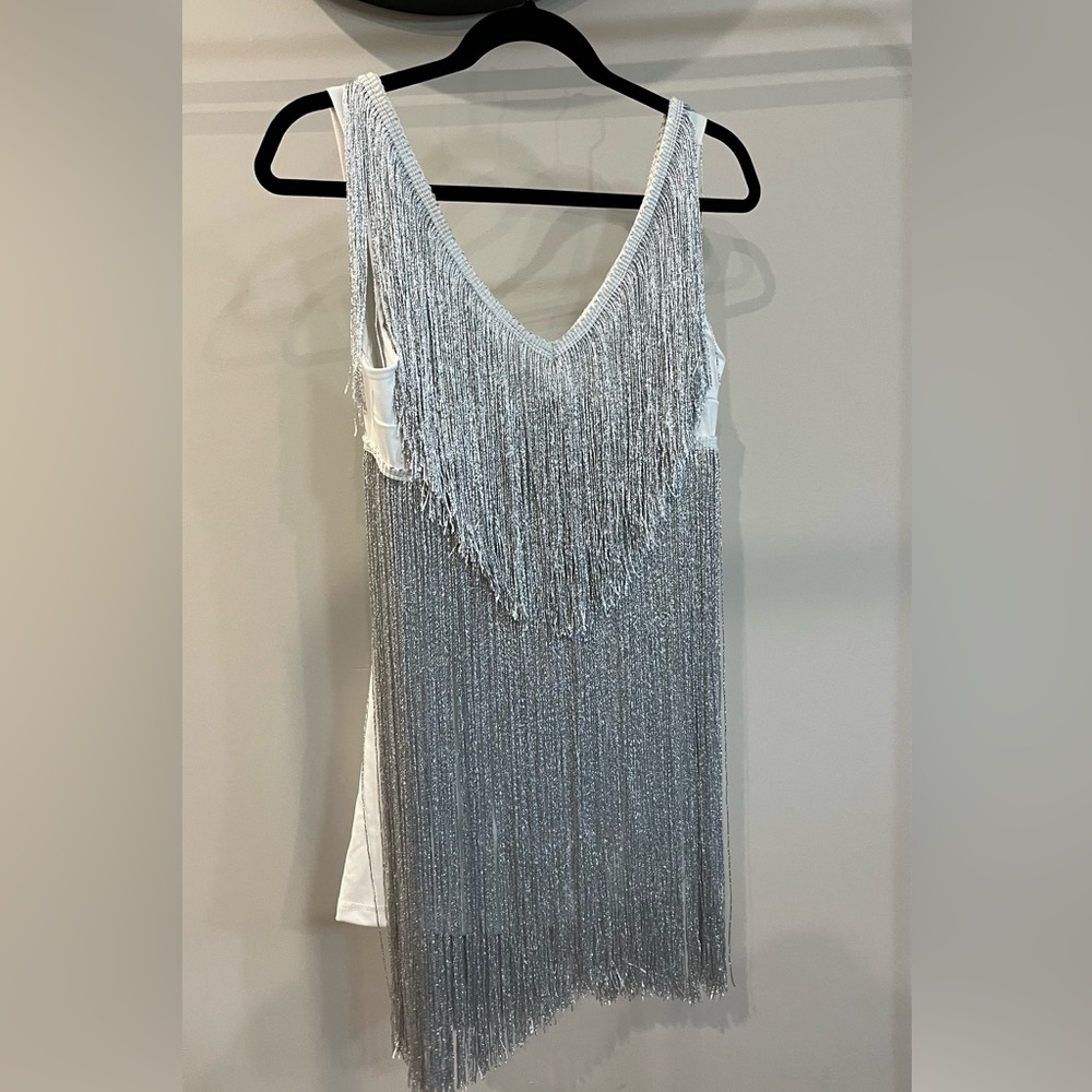 Shimmering flowy dress